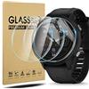 Suoman Diruite 3 Pezzi per Garmin Forerunner 955/955 Solar Protettiva Schermo, HD Vetro Temperato Pellicola Schermo[Vetro Durezza 9H]