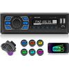 Hikity DAB/DAB+ Autoradio 1 Din Auto Radio Bluetooth Stereo Auto FM MP3 Radio, Autoradio con AUX TF Doppio USB