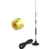 Eightwood Antenna 4G LTE 10dBi SMA maschio omnidirezionale antenna di rete router da 3 m compatibile con telefono domestico wireless hotspot router modem veicolo auto camion camper autobus furgone