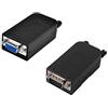 euroharry Connettore DB15 VGA Femmina + Maschio D-Sub a 3 File a 15 Pin