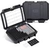 Kiorafoto - Custodia interna SSD M.2 15 slot in schiuma EVA per SSD M.2 2280/2260/2242/2230, impermeabile, anti-collisione e antigraffio, con scheda indice e adesivo numerato