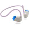 EJEAS X3 - Auricolari aperti senza fili, Bluetooth 5.3, per sport, con luce notturna per corsa, ciclismo, sport, colore: viola