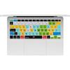 MMDW Premiere Pro CC Shortcut Tastiera Cover A2179 Silicone Skin Keyboard Protector per MacBook Air 13 con Touch ID A2337 M1 Chip Europeo (NON ADATTO PER LA VERSIONE 2018-2019)