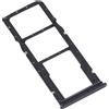 Generico Ricambio Compatibile con Xiaomi Redmi Note 11 4G / Redmi Note 11S 4G Carrello Vassoio tray porta scheda Sim 1 + SIM 2 + Supporto alloggio SLOT SLITTA Memoria Micro Sd CARD (Nero)