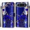 KENHONER Cover Compatibile con iPhone Air, Premium Pelle PU Portafoglio Flip Libro Custodia per iPhone Air [Protezione Completa] - Farfalla