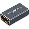 Twozoh Accoppiatore HDMI 8K (1-Pack), Adattatore HDMI 2.1 femmina a femmina, connettore HDMI femmina 48Gbps HDMI Extender Supporto 8K@60Hz, 4K@120Hz 1080p