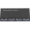 CHICIRIS Commutatore Audio Switch, Switcher VGA a 4 porte Switch box per condivisione monitor SVGA 4-in-1-out per monitor TV LCD per PC