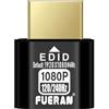 FUERAN Adattatore display virtuale USB-C Type-C 4K 60Hz DDC EDID Spina fittizia Emulatore display fantasma senza testa 2K1080P@60Hz (1920X1080@120-240Hz-HDR)