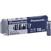 Panasonic 10 X Stilo AA LR6 batteria alcalina PANASONIC Powerline Industrial 1 X 10 Pack