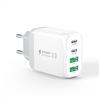 cshare Caricatore USB C, Cshare 40W USB Spina Multiplo 4 Porte con PD&QC3.0 Caricabatterie Rapido, per iPhone 15/14 Pro Max/13/12/11/XR/Plus, iPad, Samsung Galaxy S23 S22 S21 Ultra, Tablet, Android