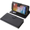 foto-kontor Custodia a Libro Compatibile con Ulefone Armor X7 / Armor X7 PRO Cover di Colore Nero