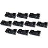 AERZETIX - C52703 - Set di 10 scatole/portabatterie/caricabatteria/supporto per 2 batterie AAA 1.5V - 51x23x12mm - in plastica