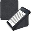 kwmobile Custodia protettiva in tessuto per e-reader Kobo Libra 2 - Custodia per e-reader in grigio scuro