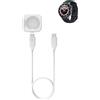 yystao Cavo di ricarica per OPPO Watch X/2/3/3Pro/4 Pro/SE, stazione di ricarica magnetica stabile e cavo USB, bianco