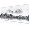 LL-COEUR XXL Tappetino per Mouse da Gaming con Motivo 140x60x0,3cm, Tappetini da Scrivania Antiscivolo Grande Computer Mousepad (1400x600x3mm, Stile 1)