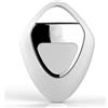 Generico Smart Air Tracker, Bluetooth 5.2, Localizzatore Compatibile con Apple Dov'è (solo iOS), Trova oggetti, Chiavi, Bagagli, Animali, Portafogli, Auto, Batteria Sostituibile. (Bianco)