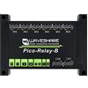 Waveshare Industrial 8-Channel Relay Module for Raspberry Pi Pico Power Supply Isolation Photocoupler Isolation
