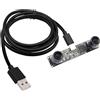 Svpro Global Shutter USB Camera M12 Dual Lens 1200P 60fps Telecamera industriale per auto VR 3D, fotocamera robotica USB per Windows, Linux, Android, Mac OS