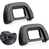 Fotover Oculare mirino per fotocamere Nikon D7000 D750 D610 D600 D300 D200 D100 D90 D80 D70 D70s sostituisce Nikon DK-21 oculare (2 pezzi)