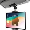 GDZN Supporto Tablet Visiera Parasole Auto - [Morsetto a molla super resistente] Porta Tablet Aletta Parasole con Adattatore 1/4 Fotocamera per 4-13 iPad Pro 12.9 Air Mini, Samsung Tab, Cellulare