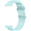 Supore Silicone Cinturino per Orologi da 18mm 22mm, Cinturini di Ricambio in Gomma a Sgancio Rapido, Confortevole Traspirante, Cinghie Morbida Impermeabili Cinturino per Uomo Donna