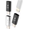 HOYULLI 65W Adattatore Lightning a USB C Maschio (Set di 3) PD Caricabatterie Rapido Spina Tipo C Cavo per Apple per iPhone 16 15 Pro Compatibile con Samsung per IPad Connettore Jack Accessorio Auto Cablaggio