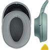 Geekria Cuscinetti auricolari di ricambio per cuffie Sony MDR-100ABN, WH-H900N, parti di riparazione (verde grigiastro)