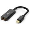 ICZI Adattatore da Mini DisplayPort a HDMI, 4K Convertitore Maschio Mini DP (Thunderbolt 2) a Femmina HDMI per iMac, Macbook air, Surface (ABS)