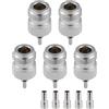 Vecys 5PCS N Femmina Connettori 50 ohm Crimpare RF Coassiale Connettore N Femmina Adattatore Jack per RG174 RG316 Cavo Coassiale a Bassa Perdita