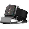 CQ Supporto Caricatore per Apple Watch, Alluminio Stazioni di Ricarica per Apple Watch Series 8(2022), SE2(2022), 7, 6, SE, 5, 4, 3, 2, 1, iWatch 44mm, 42mm, 40mm, 38mm - Stand Notturno