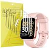 Blueshaweu 6 Pezzi Protezione Schermo per ENOMIR/WMK/Quican ID208 PLUS 1.8 Smart Watch- Senza Bolle Alta Definizione Qualità Superiore Trasparente Morbido TPU Pellicola Protettiva (6 Pacchetti)