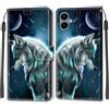 KENHONER Custodia per Samsung Galaxy A06, Lupo