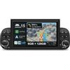 Keconsing KEC 9 [6G+128G] Android 15 Autoradio per FIAT Panda MK3 Type 319 2013-2020-Integrato Wireless CarPlay | Android Auto | DSP | GPS Sat Nav | Bluetooth 5.0 | Wifi | Mirror Link | 360° Panoramica+CAM&MIC