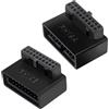 VOANZO 2PCS USB 3.0 20Pin maschio a femmina adattatore di estensione per desktop PC Mainboard - 2 tipi