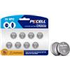 PKCELL CR2032 - Batteria al litio CR2032, 3 V, 8 pezzi (confezione da 1)