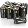 Delyeepow Batteria CR2 3V al Litio 1000mAh, Batterie CR2 foto Litio ad Alta Capacità per Fotocamere Digitali, Torce Elettriche, Visori Notturni 12 Pezzi, Non Ricaricabili
