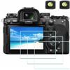 ULBTER [3 pezzi Pellicola protettiva applicabile per Sony Alpha A9 III A1 II A9III A9M3 A1II e copertura hot shoe 0,3 mm durezza 9H vetro proteggi schermo anti-graffio anti-bolle