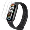 Natbok 2 Pezzi Pellicola Protettiva per Mi Smart Band 9, Anti-Graffi Senza Bolle Alta Definizione Trasparente TPU Protezione Schermo per Mi Smart Band 9