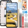 YHX-OU Display con cornice per Xiaomi Redmi 12 5G LCD Display Touch Screen Digitizer Assembly Vetro con Strumento + 1 Pellicola Protettiva