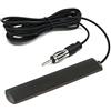 Bolwins F72S Autoradio FM Antenna - Antenna a disco autoadesiva con adattatore DIN, cavo da 3 m, facile installazione e compatibilità universale per auto, camion e SUV