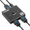 Obcxin 8K HDMI Switch Splitter Sdoppiatore Bidirezionale 2 Ingresso a 1 Uscita o 1 In a 2 Out Alluminio Commutatore HDMI Supporta 8K 4K per TV/Blu-ray/Firestick/Xbox/PS5/4/3