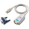 Moxa UPort 1130I USB DB-9M - Adattatore USB DB-9M, Male Connector/Male Connector, Argento