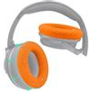 SOULWIT Copri Auricolari per Bose QuietComfort 15 QC15 QC25 QC2 QC35 QC45/Ae2 Ae2i Ae2w/ST & SL AE Cuscinetti Auricolari, Silicone più Sottile, Resistente al Sudore, Facilmente Lavabile-Arancione