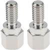 Be In Your Mind 2PCS 1/4 di pollice Femmina a M6 Maschio Adattatore Filettatura Collegamento Camera e Treppiede Attrezzature
