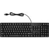 VELATEMOR Tastiera Araba, Tastiera per Computer Inglese Bilingue, Tastiera Meccanica Cablata USB per Laptop per PC