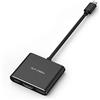 XP-PEN XPPen ACW01 Adattatore hub USB-C, da USB C a USB 3.0 HDMI 4K PD, adattatore per tavoletta grafica/monitor/TV/smartphone, adattatore multifunzionale 3 in 1