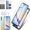 RongZy LCD Schermo per Samsung Galaxy A34 5G Display di Ricambio Touch Screen Digitizer Parti di Riparazione per Samsung Galaxy A34 5G SM-A346B LCD Display con Strumenti(Nero con Cornice, 6.6)