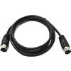 System-S S-Video Cavo 150 cm DIN 3 pin maschio a maschio nero