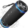 W-KING Cassa Bluetooth Portatile Potente 36W PEAK, Altoparlante Impermeabile IPX6, 360° HI-FI Bassi Potenti, Bluetooth 5.4, Chiamata in Vivavoce, Vero Stereo Senza Fili, AUX, Tipo-C