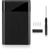 Zunate Scatola Caricabatteria, Kit di Alimentazione Mobile Portatile 4x18650 Fai-da-Te, Custodia Power Bank Fai-da-Te, Supporta Tutti i Modelli di Carica del Telefono